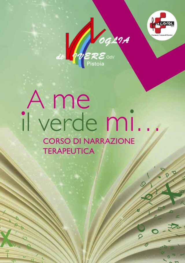 La copertina dell'opuscolo in cui sono raccolti gli elaborati delle partecipanti al corso di narrazione terapeutica.